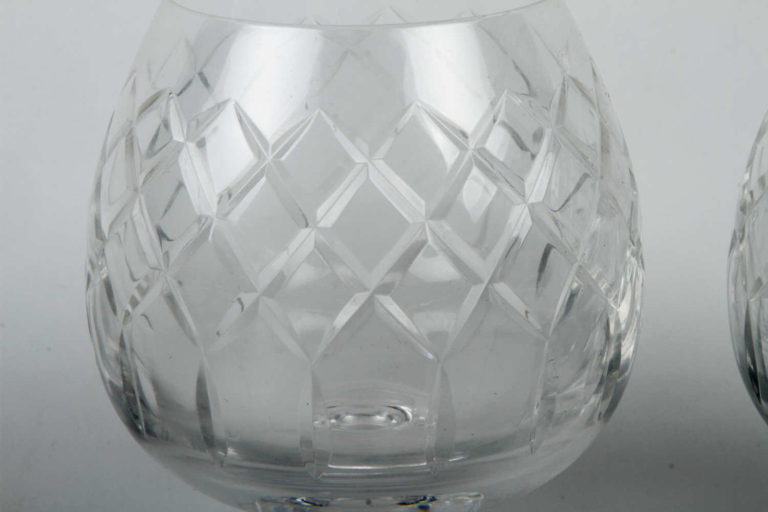 Pair of Vintage Cartier Crystal Brandy Snifters with Case EBTH